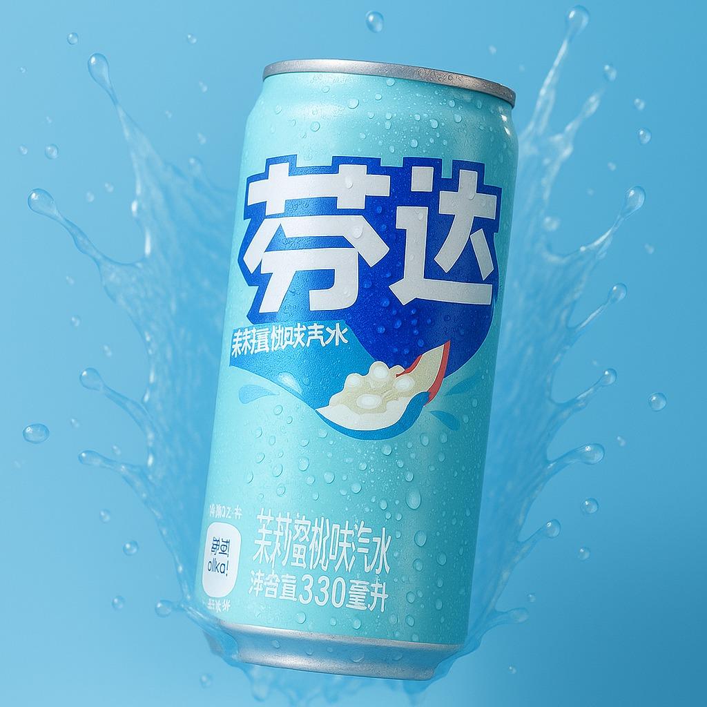 Fanta Jasmine Peach 11.6 oz (TAIWAN)