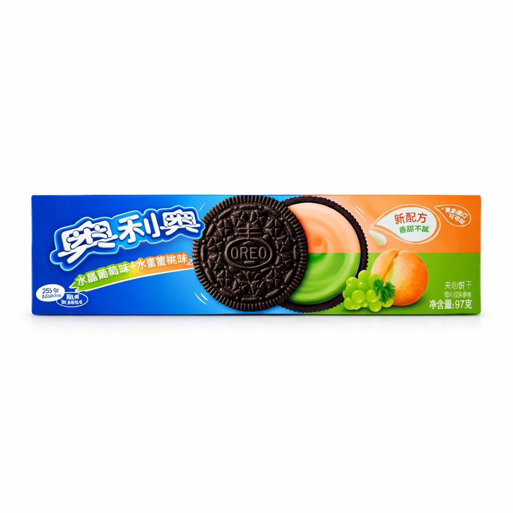 Oreo Swirl Crystal Grape Peach (TAIWAN)