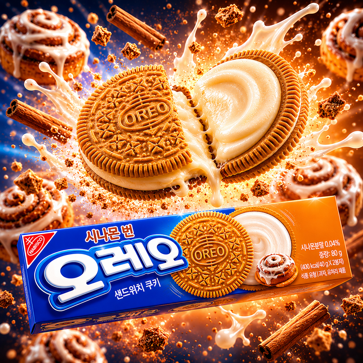 Oreo Cinnamon Bun (TAIWAN)