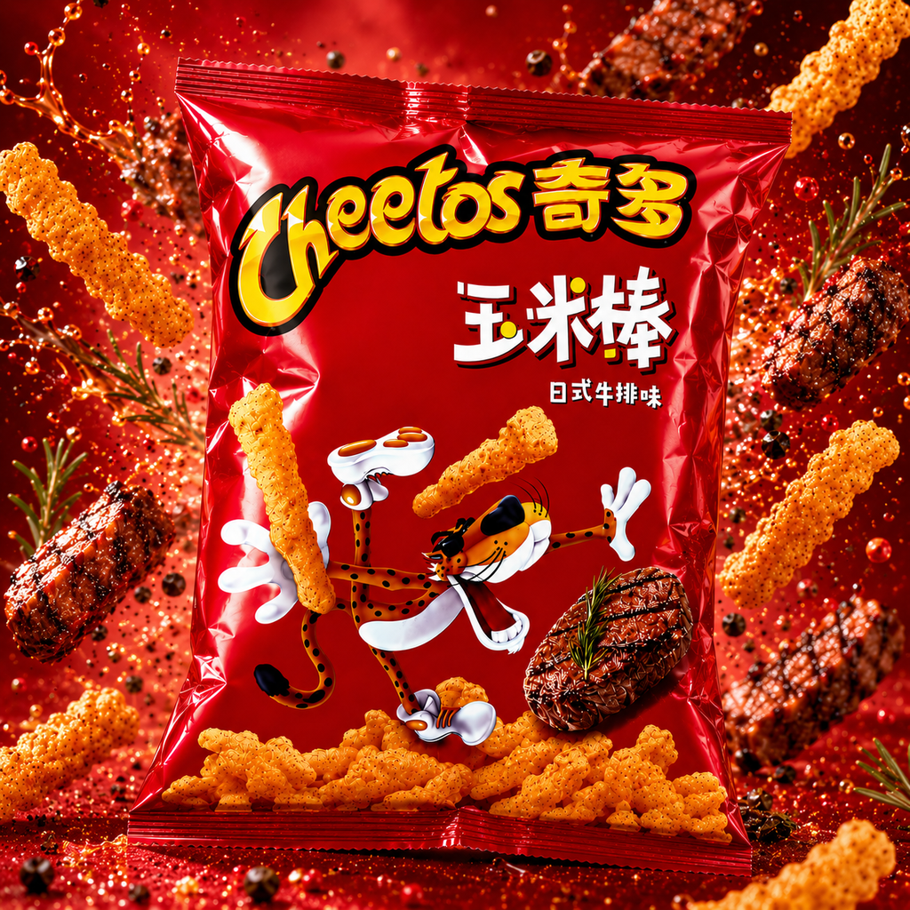 Cheetos Sauteed Steak 1.76 oz (TAIWAN)
