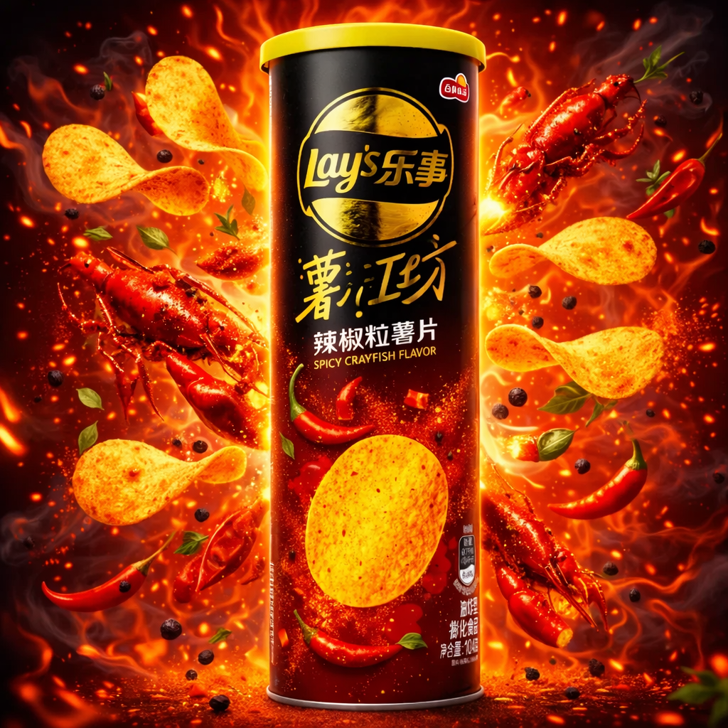 Lays Stax Spicy Crawfish (TAIWAN)